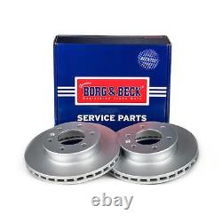 Vented Brake Discs Pair For Mercedes Sprinter 5-t 516 CDi AWD Set Borg & Beck