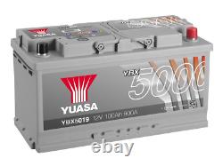 YUASA Car Battery YBX5019 Calcium Silver Case SMF SOCI 12V 900CCA 100Ah EA1000
