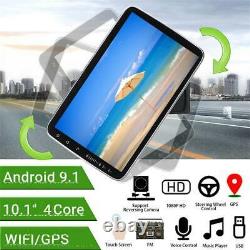 10.1in 1din Android9.1 Voiture Radio Stereo Mp5 Lecteur Bluetooth Gps Sat Nav Fm Wifi