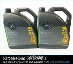 12l Authentique Mercedes Benz 10w40 Low Ash Engine Oil Sprinter 906 Low Saps
