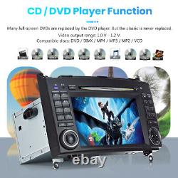 2din 7 Voiture Stereo DVD Gps Sat Nav Bluetooth Rds Radio Pour B200/w245 2004-2012