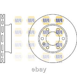 2x Disques de frein ventilés pour Mercedes Sprinter 906 3.5 Napa Front 906420112