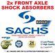 2x Sachs Boge Avant Shock Absorbers Pour Mercedes Sprinter Bus 316 Cdi 2000-2006