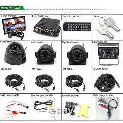 4ch Dvr Video Recorder Box 7'' Monitor Side Front Rear View Camera For Bus Truck 4ch Dvr Video Recorder Box 7'' Monitor Side Front Rear View Camera For Bus Truck 4ch Dvr Video Recorder Box 7'' Monitor Side Front Rear View Camera For Bus Truck 4