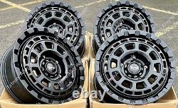 5x 16 Roues en alliage Dare TG9 noires pour Mercedes Sprinter 6x130 Roues Swamper uniquement