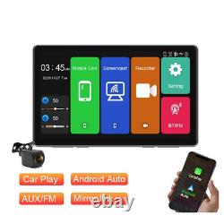 7in Android Auto Carplay Car Dvr Dual Lens 4k Hd Wifi Gps Driving Video Recorder