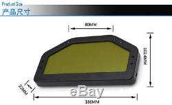 9000rpm Tacho Car Dash Race Display Sensor Kit Gauge Rallye De L'écran LCD Bluetooth