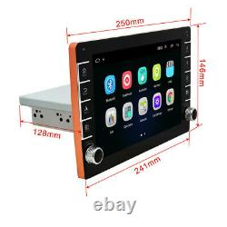 9po Single Din Android 8.1 Voiture Stereo Head Unité Radio Sat Nav Wifi Usb Fm Player