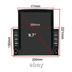 Android 9.1 2din 9.7in Bt Voiture Stereo Radio Sat Nav Gps Wifi Audio Usb Mp5 Player