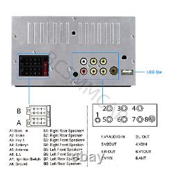 Autoradio stéréo de voiture Double 2 Din 6.86 pouces CarPlay Android Auto Bluetooth FM USB AUX