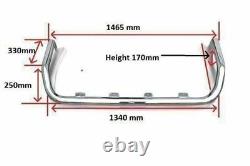 Barre de toit C + LEDs pour Mercedes Sprinter Medium 2006-2014 Van High Noir