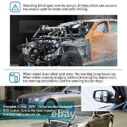 Blind Spot Assist Warning Led Sensor Light Back Up Buzzer Pour Mercedes Benz