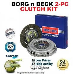 Borg N Beck 2pc Clutch Kit Pour Mercedes Sprinter 2-t Box 211 CDI 2000-2006