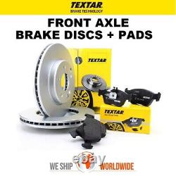 DISQUES DE FREIN AVANT TEXTAR + PLAQUETTES pour MERCEDES SPRINTER 3-t Bus 311 CDI 2000-2006