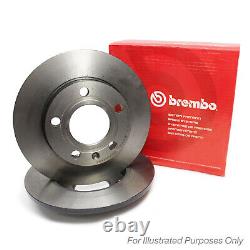 Disques de frein arrière Brembo pleins de 298mm paire pour Mercedes Sprinter 4.6-T 418 CDi