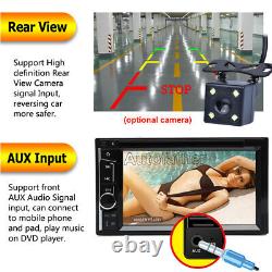 Double Din 6.2 Inch In Dash Car Stereo Radio CD DVD LCD Lecteur Touch + Caméra