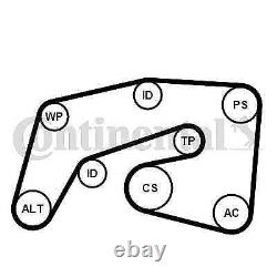 Ensemble de courroies nervurées pour Mercedes-Benz CLS/berline/Grand Sprinter/35-t/Bus/Van/3-t