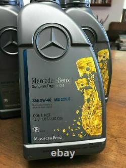 Filtre À Huile Moteur Avec 7 Litres 5w-40 Kit D’huile À Moteur Pour Mercedes Benz Changement D’huile
