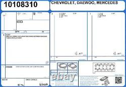 Jeu de joints de reconstruction complète du moteur MERCEDES 612 D 2.9 122 MB602.984 (4/1994-)