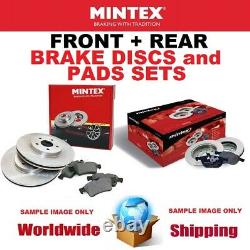 Mentex Front + Disques Rapides + Pads Set Pour Mercedes Sprinter Bus 313 CDI 2000-2006