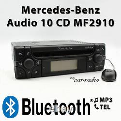 Mercedes Audio 10 CD Mf2910 Bluetooth Mp3 Radio Mit Mikrofon Zum Freisprechen