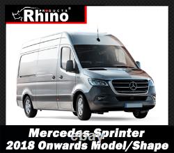 Mercedes Sprinter Towbar Van Step Arrière Remorquage Rhino Towstep Duo Noir 2006-2020