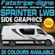 Pour S'adapter À Mercedes Sprinter Lwb Camper Van Stickers Graphiques Stripe Motorhome