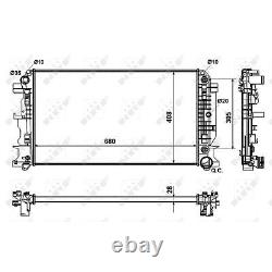 Radiateur pour Mercedes Sprinter 3.5-t 316 NGT NRF 9065000302 9065000402