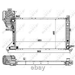 Radiateur pour Mercedes Sprinter 3-T 903 2.3 4WD NRF 9015003500 9015003600