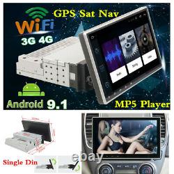 Voiture Bluetooth Sat Nav Gps Système De Navigation Stereo Radio Mp5 Lecteur Android 9.1